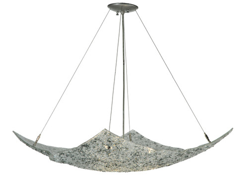 Moonscape Four Light Inverted Pendant in Nickel (57|131351)