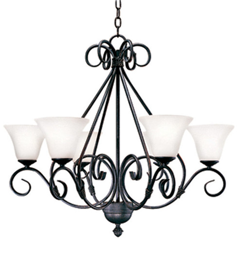 Olivia Six Light Chandelier in Chestnut (57|129201)