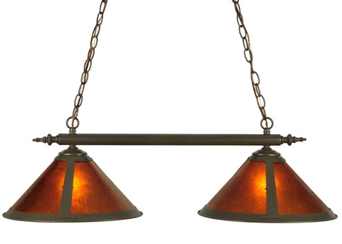 Sutter Two Light Island Pendant in Timeless Bronze Mahogany Bronze (57|129114)