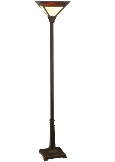 Mission One Light Torchiere in Mahogany Bronze (57|128955)