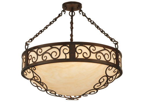Lilliana Four Light Pendant in Rustic Iron (57|127260)