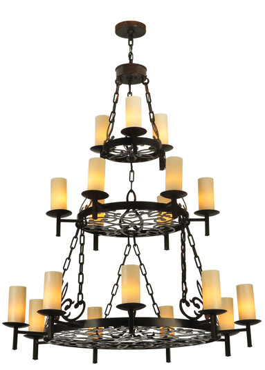 Newcastle 18 Light Chandelier in Coffee Bean (57|126500)