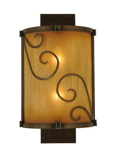 Sorbonn Two Light Wall Sconce in Golden Bronze (57|125509)