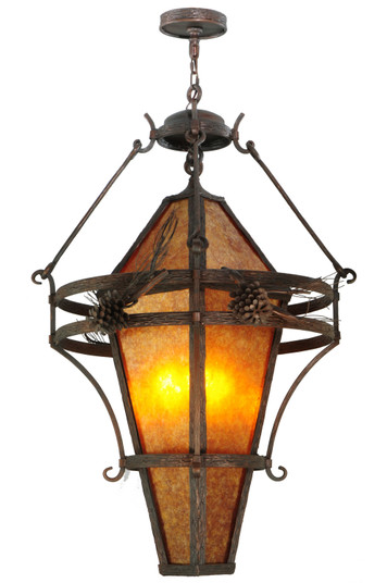 Lone Pine Three Light Pendant in Mahognay Bornze (57|125210)