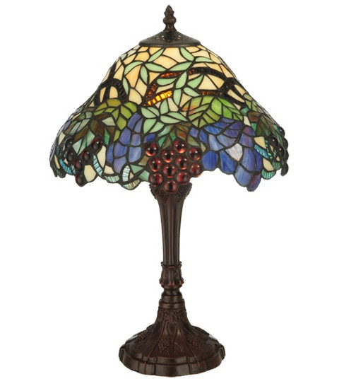 Spiral Grape One Light Accent Lamp in Mahogany Bronze (57|125093)