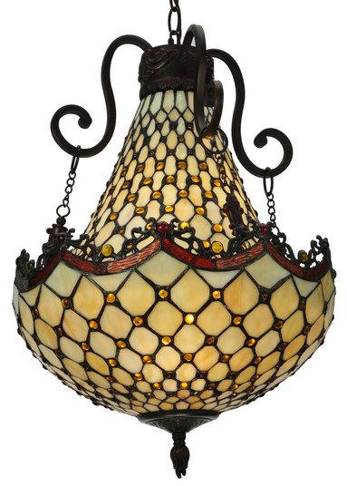 Jeweled Katherine Five Light Pendant in Mahogany Bronze (57|124833)