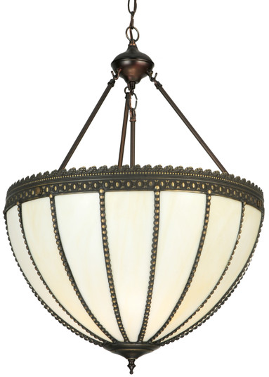 Gothic Three Light Inverted Pendant in Craftsman Brown Highlighted (57|124554)