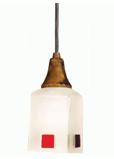 Metro Fusion One Light Mini Pendant in Vintage Copper (57|12412)