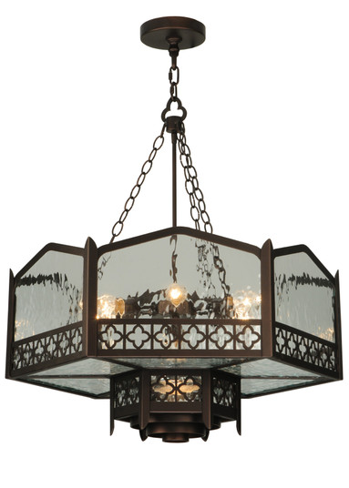 Church Seven Light Pendant in Mahogany Bronze (57|122596)