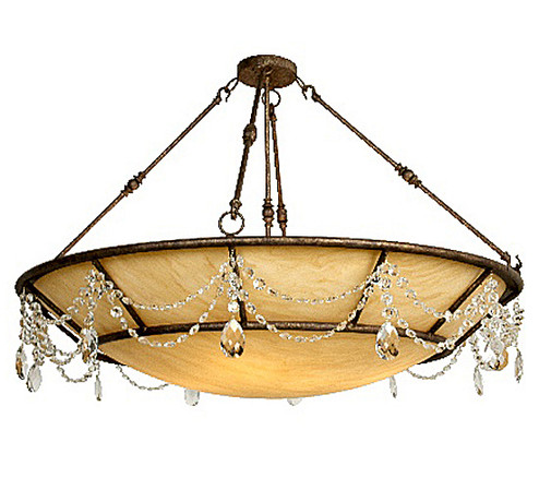 Anika Eight Light Pendant in Pompeii Gold (57|122492)