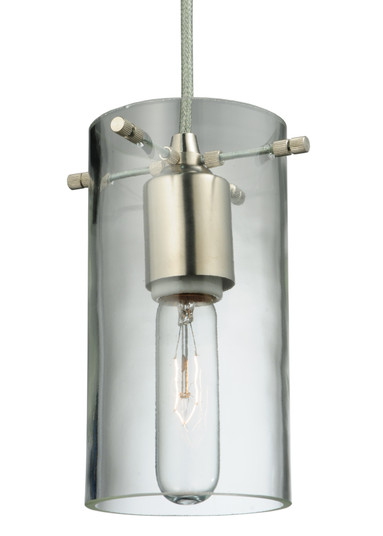 Cilindro One Light Mini Pendant in Brushed Nickel (57|122406)