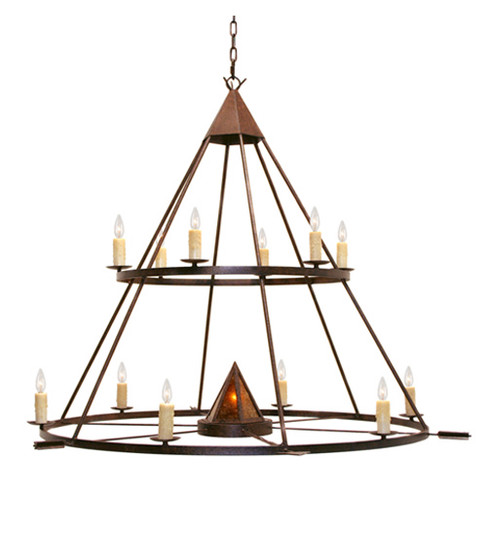 Desert Arrow 13 Light Chandelier in Rusty Nail (57|120282)
