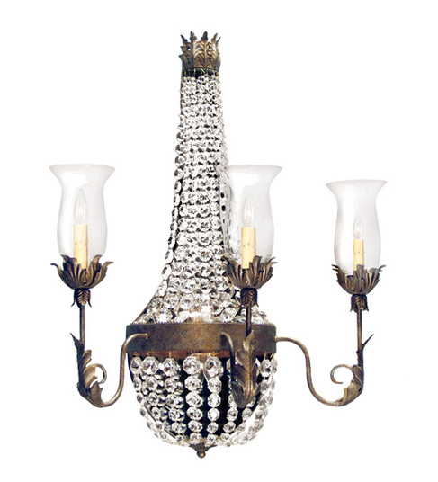 Crista Five Light Wall Sconce in Crystal (57|120220)