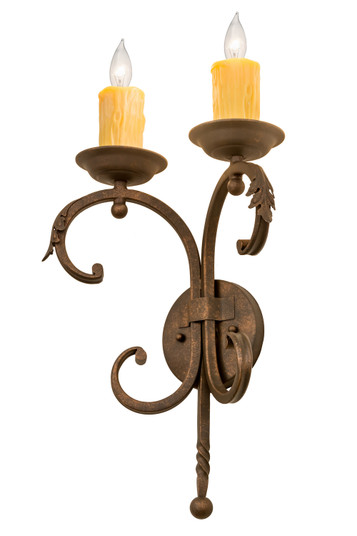 Andorra Two Light Wall Sconce in Gilded Tobacco (57|120207)