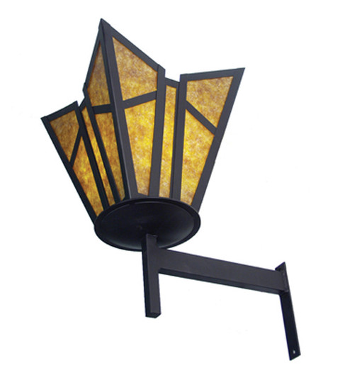 Phoenix One Light Wall Sconce in Blackwash (57|120203)