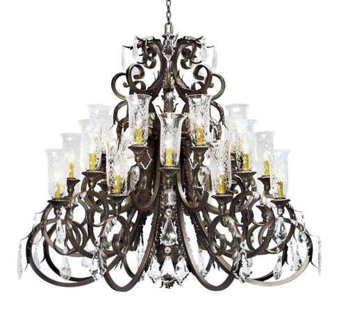 Serratina 24 Light Chandelier in Corinth (57|119766)