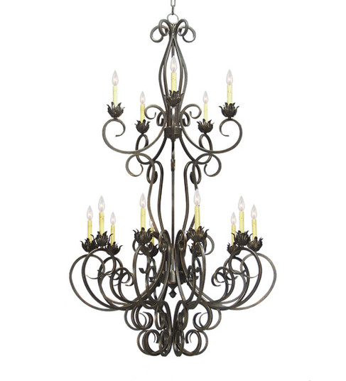 Alexis 42''Chandelier in Gilded Tobacco (57|119497)