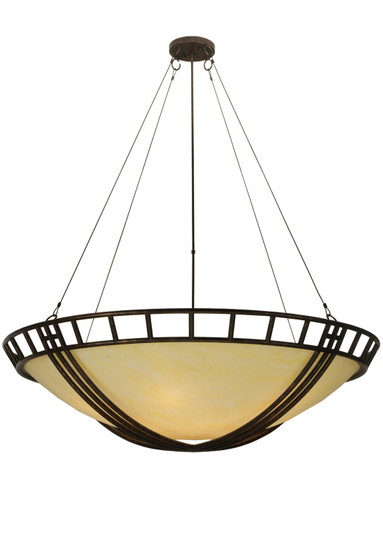 Flowing Cross 12 Light Inverted Pendant in Copper Rust (57|119164)