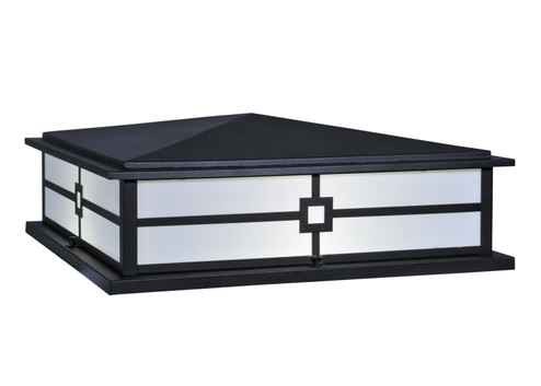 Seneca Four Light Pier Mount in Textured Black (57|118736)