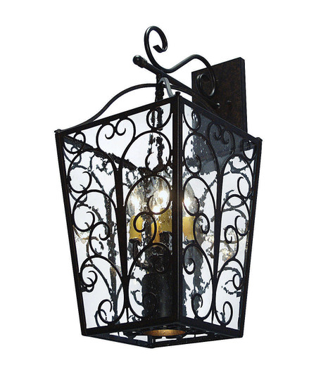 Lacie Five Light Wall Sconce in Blackwash (57|118522)