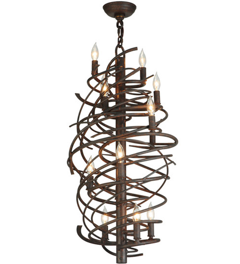 Cyclone 13 Light Chandelier in Cajun Spice (57|117938)