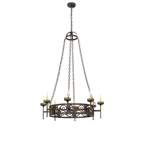 Majella Eight Light Chandelier in Gilded Tobacco (57|117275)