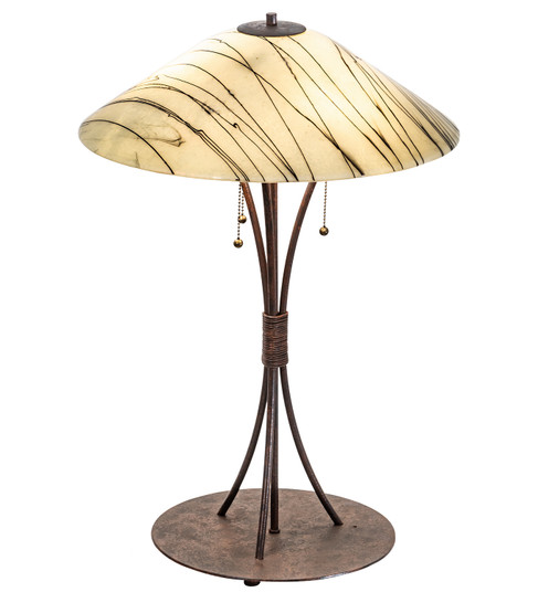 Metro Fusion Three Light Table Lamp in Rusty Nail (57|117160)