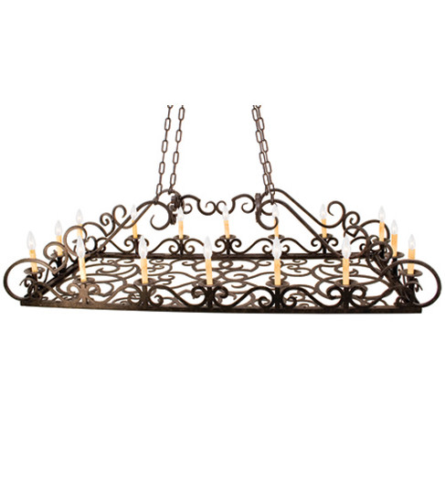 Carlotta 16 Light Pendant in Chestnut (57|116990)