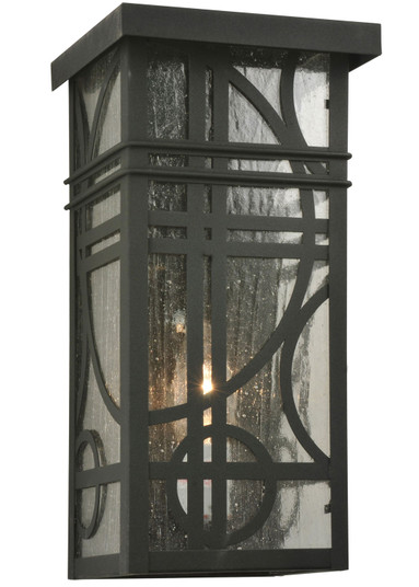 Revival One Light Wall Sconce in Black/Clear Seedy (57|116774)