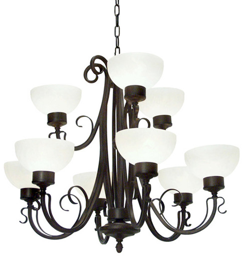 Mirasol Nine Light Chandelier in Rustic Iron (57|116424)