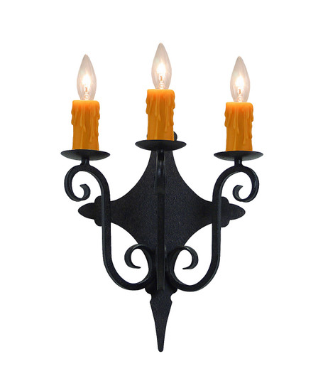 Angelique Three Light Wall Sconce in Chestnut (57|116166)