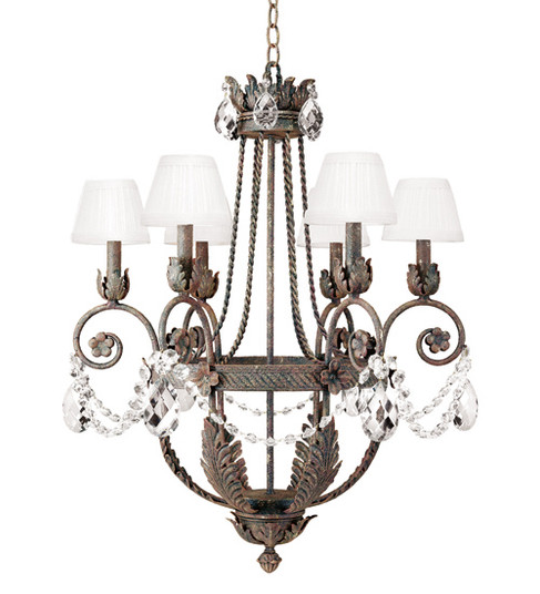 Antonia Six Light Chandelier in Corinth (57|115984)