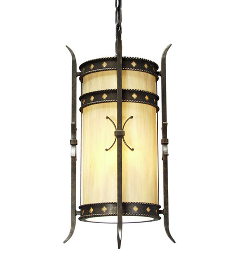 Stanza Three Light Pendant in Gilded Tobacco (57|115341)