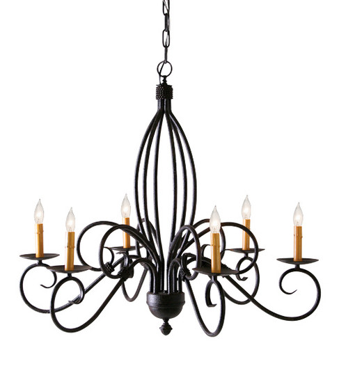Squire Six Light Chandelier in Chestnut (57|115286) Squire Six Light Chandelier in Chestnut (57|115286)