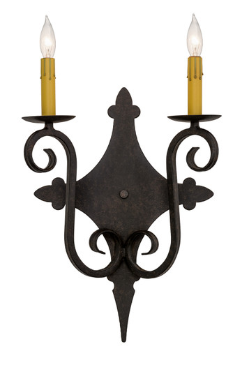 Angelique Two Light Wall Sconce in Chestnut (57|115269)