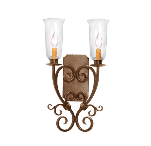 Thierry Two Light Wall Sconce in Rust (57|115164)