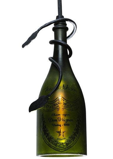 Personalized One Light Mini Pendant in Black Metal (57|115129)