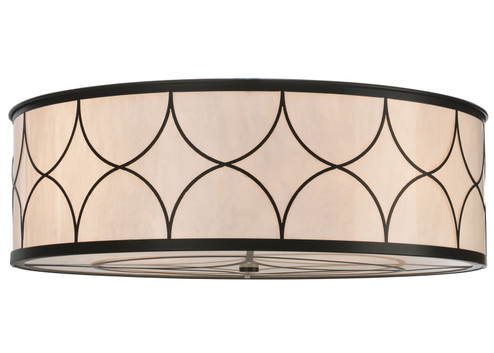 Revival Four Light Flushmount in Solar Black (57|114701)
