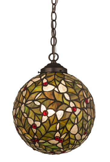 Holly Ball One Light Pendant in Mahogany Bronze (57|113902)