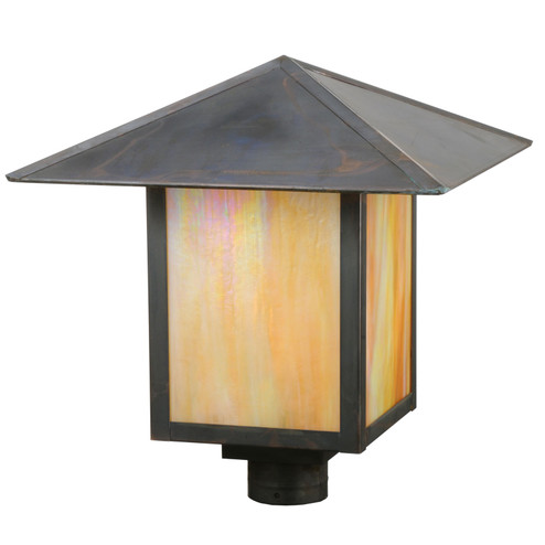 Seneca One Light Post Mount in Vintage Copper (57|113385)
