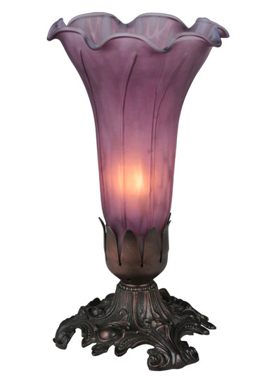 Lavender Pond Lily One Light Accent Lamp in Mahogany Bronze (57|11336)