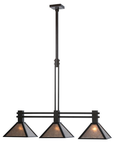 Soffe Three Light Island Pendant in Dark Roast (57|113066)