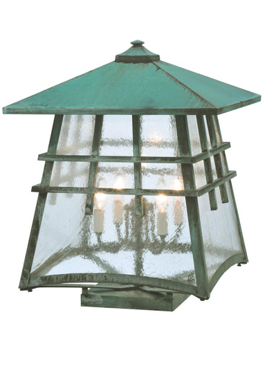 Stillwater Four Light Post Mount in Vedigris (57|112386)