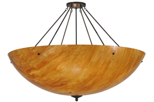 Madison Eight Light Semi-Flushmount in Timeless Bronze (57|111816)