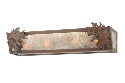 Oak Leaf & Acorn Four Light Vanity in Cafe Noir (57|110188)