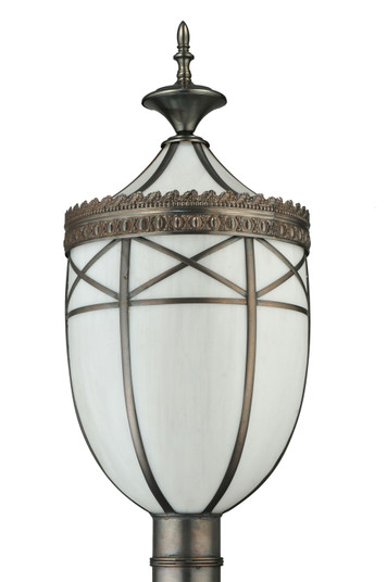 Borough Hall One Light Post Mount in Craftsman Brown (57|109155)