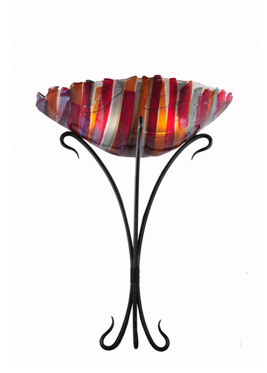 Lava Two Light Wall Sconce in Black Metal (57|108428)