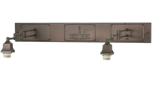 Dragonfly Two Light Wall Sconce Hardware in Mahogany Bronze (57|107598)