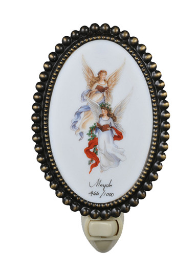 Christmas One Light Night Light in Antique,Antique Brass (57|107255)