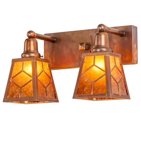 Diamond Craftsman Two Light Wall Sconce in Vintage Copper Vintage Copper (57|102168)